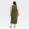 Women's Side-Tie Midi A-Line Dress - Ava & Viv™ - 2 of 3