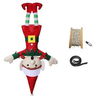 Northlight 5' Standing Woodland Santa Claus Christmas Figure With