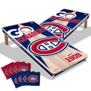 NHL Montreal Canadiens 2'x4' Wood Toss Game Set - 1 of 4