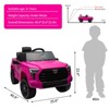 Jojoka 12V Licensed Toyota Ride on Truck for Kids Battery Powered Electric Car with Music, LED Lights, Suspension System - 4 of 4