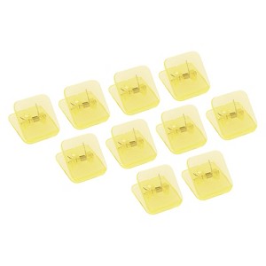 Unique Bargains Multifunctional Office Picture Paper Square Bag Clip 10 Pcs - 1 of 4