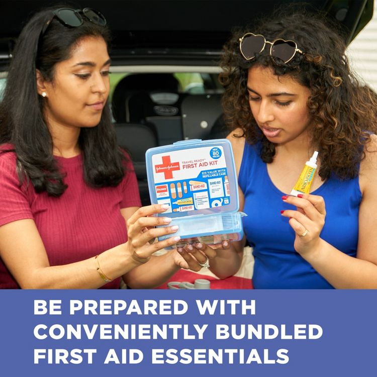 Johnson & Johnson First Aid Kit - 80ct, 6 of 8