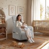 Yaheetech Corduroy Swivel Nursery Glider Chair Rocker Chair - 2 of 4