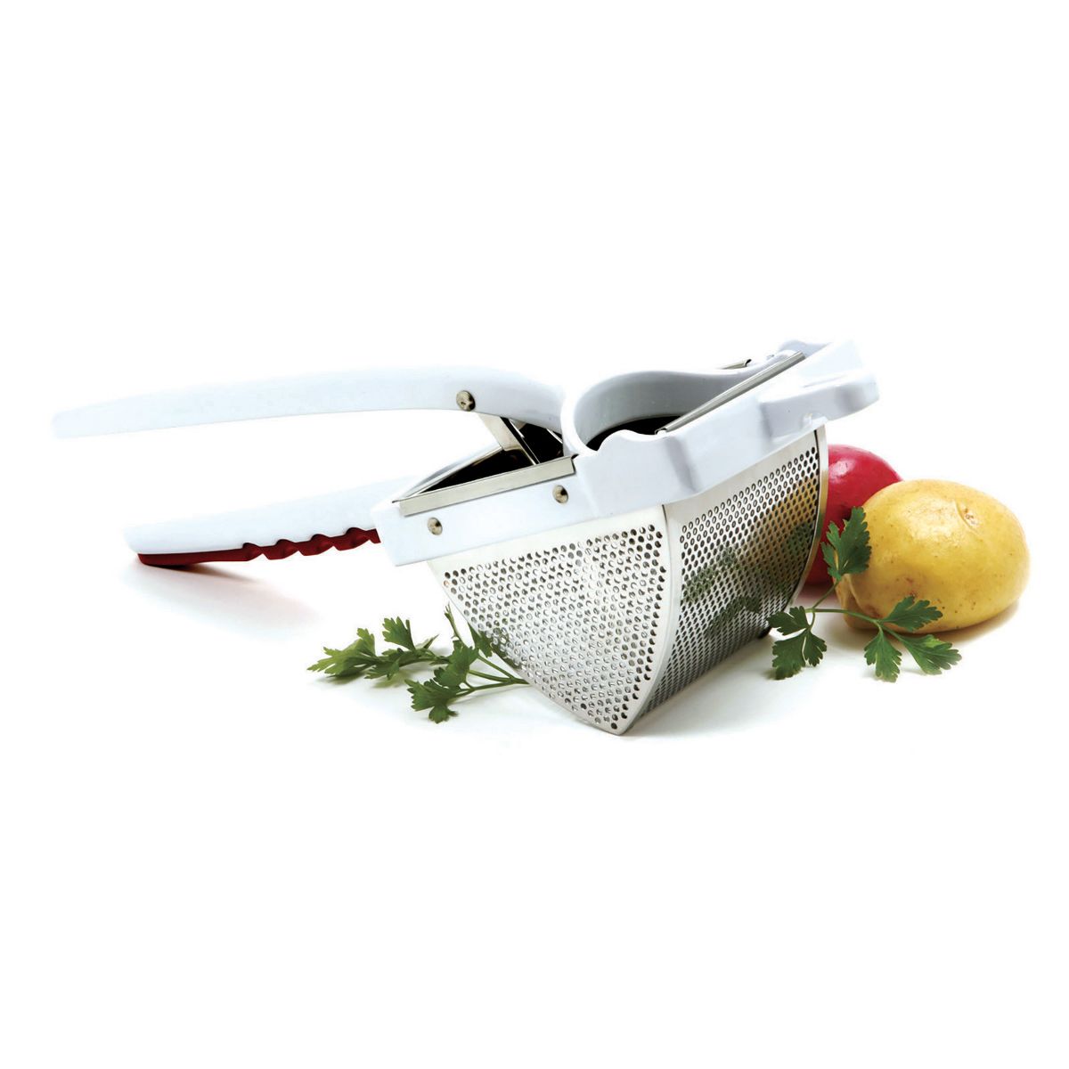 Norpro Deluxe Jumbo Potato Ricer, Stainless Steel, Extra-Large Capacity