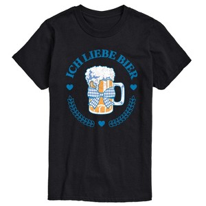 Men's - Instant Message - Ich Liebe Bier Oktoberfest Short Sleeve Graphic T-Shirt - 1 of 4