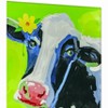Manual Woodworkers and Weavers Bossy the Cow Canvas Art, 32"x32" Inches, Farmhouse Wall Decor in Rustic Country Animal Style - 3 of 3