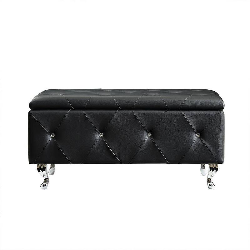 Crystal Tufted Storage Bench - Christies Home Living
, 4 of 11