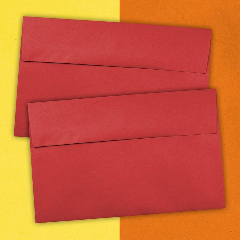 JAM Paper 50pk Brite Hue A10 Envelopes 6" x 9.5", 4 of 6