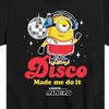 Boys' - Despicable Me - Minion Disco Made Me Do It Short Sleeve Graphic T-Shirt - 2 of 4