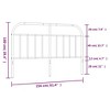 vidaXL 38.2 Inch Metal Headboard,  Farmhouse Headboard Only, Black, Queen - 4 of 4