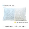 Peace Nest 2 Pack Rayon Derived from Bamboo Shredded Memory Foam Cooling Pillow, Breathable Cover with Zipper - 4 of 4