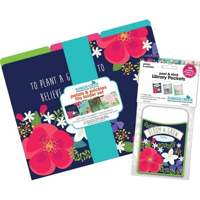 Barker Creek Folder/Pocket File Folders - Petals & Prickles