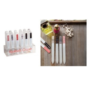 Manual Woodworks and Weavers Kasbah Print Glass Nail File, Assorted Colors - 1 of 3