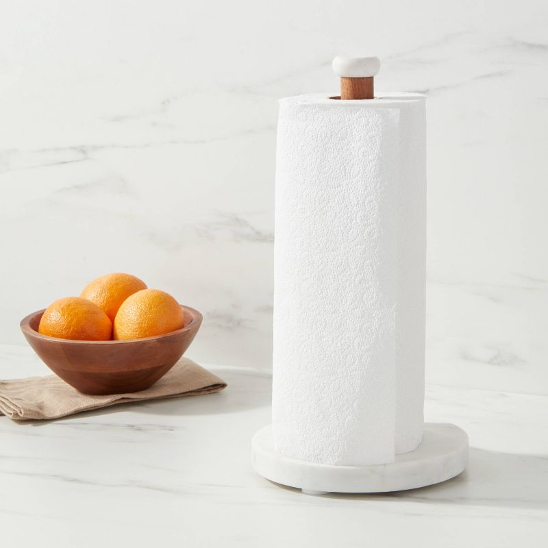 Marble Paper Towel Holder - Threshold&#8482;, 2 of 4