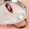 BergHOFF Ouro Gold 18/10 Stainless Steel 5Pc Cookware Set With Lids For Starter, Rose Gold Handle - 3 of 4