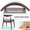 NicBex Modern Upholstered  Dining Chairs Set of 2 with Ergonomic Backrest & Comfort Cushions,Rustic Accent Chairs for Dining Room,Living Room - 4 of 4