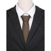 INSPIRE CHIC Men's Solid Color Classic Textured Neck Ties for Formal - 4 of 4