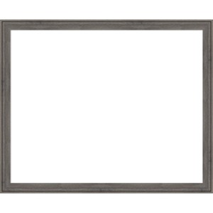 Amanti Art Regis Barnwood Gray Narrow Framed Magnetic Dry Erase Board - 1 of 4