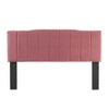 Modway Camilla Channel Tufted Performance Velvet King/California King Headboard in Dusty Rose - 2 of 4