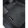 Floor Mats for   2018 2019 2020 2021 2022 2023 2024, All Weather Car Floor Mats Fit Front 1st & 2nd Row, Black - 2 of 4