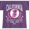 Girls' - Barbie - Barbie Varsity League Fitted Short Sleeve Graphic T-Shirt - 2 of 4