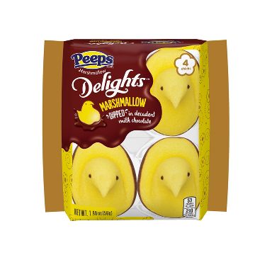 Peeps Easter Delight Milk Chocolate Dipped Chick - 1.98oz/4ct
