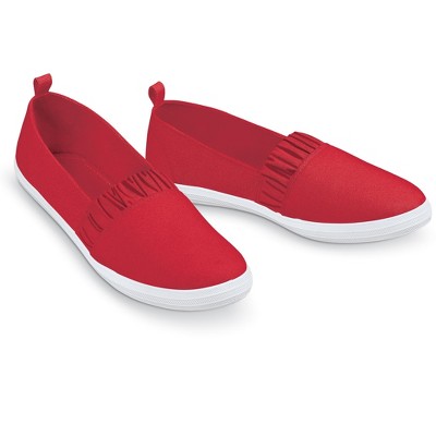 Collections Etc Easy-On Stretch Inset Padded Insoles Sneakers