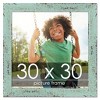 PosterPalooza | Square Shabby Chic Green Picture Frame - UV Acrylic, Foam Board Backing, Hanging Hardware - 2 of 4