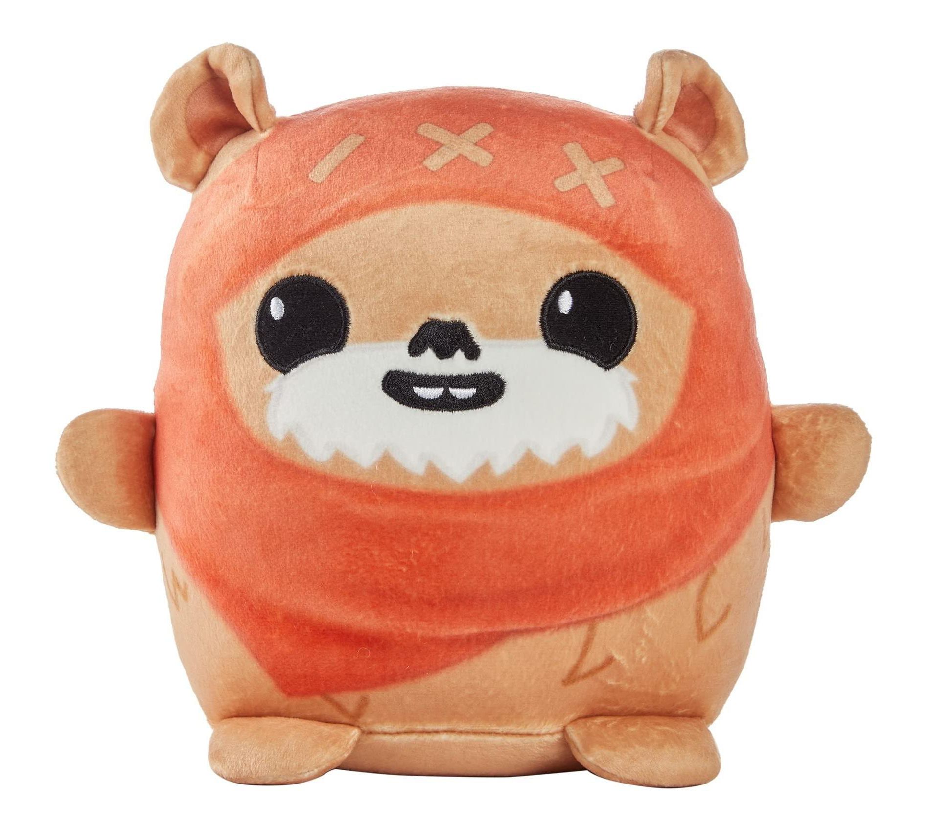 Star Wars Cuutopia 10-inch Ewok Plush, Soft Rounded Pillow Doll, Collectible Gift for Kids & Fans Ages 3 Years Old & Up