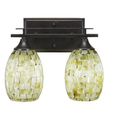 Seashell bathroom hot sale light fixtures