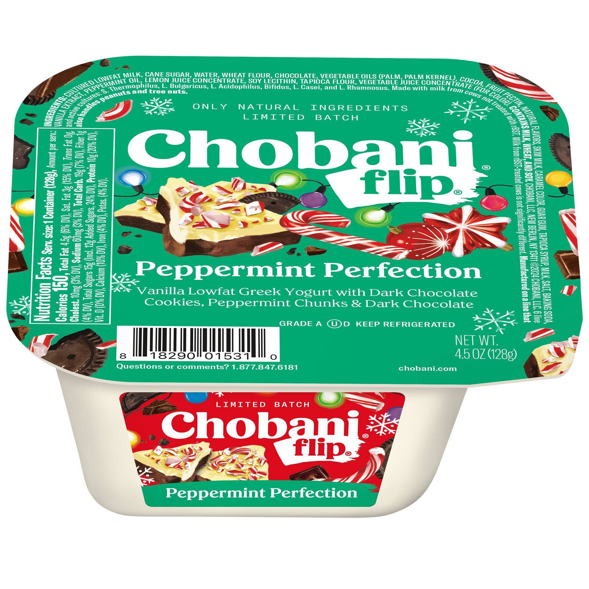 Chobani Flip Peppermint Low Fat Greek Yogurt - 4.5oz