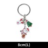 Unique Bargains Christmas Keychain Double Ring Zinc Alloy Multi-colored 1 Pc - 2 of 3