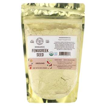 Pure Indian Foods Organic Fenugreek Seed, Ground, 8 oz (226 g)