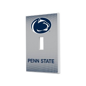 NCAA Big Ten Universities Linen Hidden-Screw Light Switch Plate for Single Toggle - 1 of 4