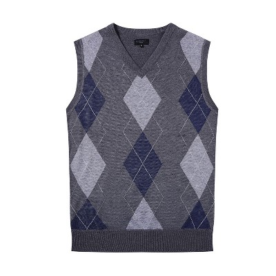 Gioberti Men's Super Soft Diamond Knitted Sleeveless Vest