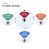 Unique Bargains 4 Options Magnetic Adhesive Decor Office Business Privacy Sign 2 Pcs - 3 of 4