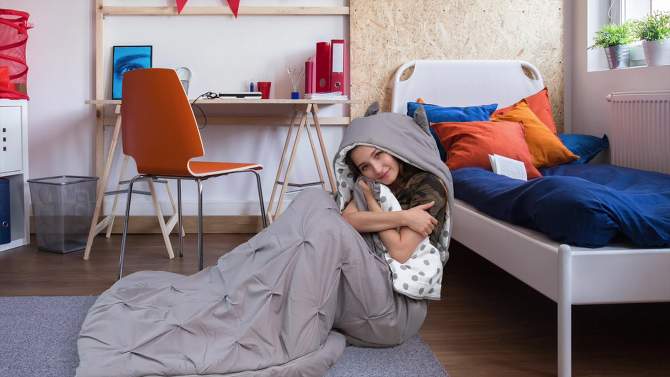 Twin XL Nicki Kids&#39; Sleeping Bag Fuschia - Chic Home Design, 2 of 6, play video