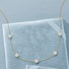 Ross-Simons 3.50 ct. t.w. CZ Station Necklace in 14kt Yellow Gold - 3 of 4