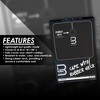Level 3 Cape with Rubber Neck - Water Resistant Barber Hair Cutting Cape - Professional Salon Stylist and Barber Accessories (Black) - 3 of 4