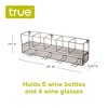 True Wall Mounted Wine Shelf & Stemware Rack, Wood - 3 of 4
