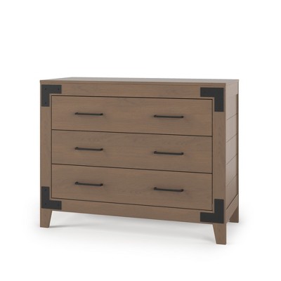 Child Craft Lucas 3 Drawer Dresser for Nursery or Bedroom, Plenty of Storage, Anti-Tip Kit Included to Prevent Tipping, Non-Toxic, Baby Safe Finish