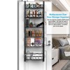 Over The Door Pantry Organizer, 6-Tier Food Storage Cabinet Organizer, Metal Hanging Spice Rack Shelves Pantry Organizers - 3 of 4