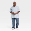 Men's Short Sleeve Slub Camp Button-Down Shirt - Goodfellow & Co™ - 3 of 3