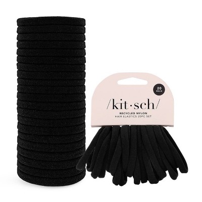 Kitsch Eco Friendly Nylon Elastics - 20pk - Black