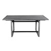 Royal Hampton 72" Rectangular Mango Wood Dining Table with Iron Trestle Base, 6-Seater - 4 of 4
