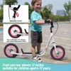 Aukfa Teenagers' Scooter With Adjustable Handlebar and Rear Wheel Brake, Suitable for Boys and Girls Over 6 Years Old - 2 of 4