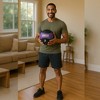 Amber Fight Gear Durable Rubber Medicine Ball for Fitness Training, Enhance Strength, Core Stability, Balance, 2 lb, Superior Grip, Color May Vary - 3 of 4