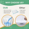 SEVOBAL 100 Count Pet Training Pads Regular Size Indoor Puppy Pads Disposable Dog Pads Ultra-Absorbent Leak-Proof Pet Dog Pee Pads, White, 22"*22" - 4 of 4