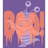 Women's Monsters Inc Halloween Boo Racerback Tank Top - 2 of 4