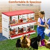 GustoWave 6-Hole Wall-Mounted Metal Chicken Nests Boxes Laying Eggs - 2 of 4